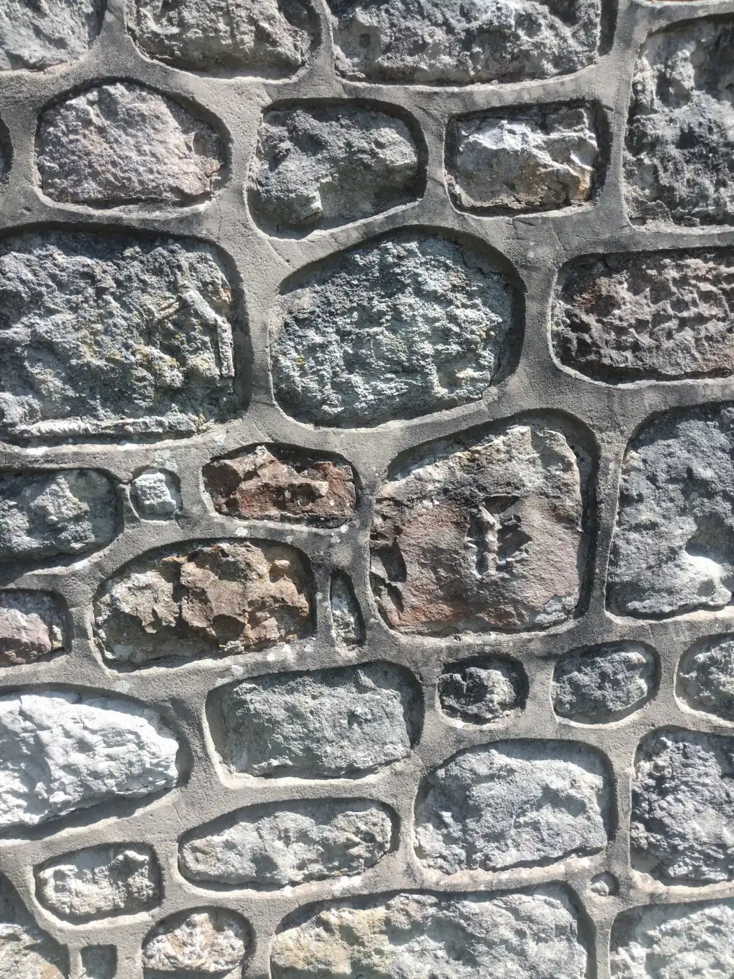 Dry stone wall texture